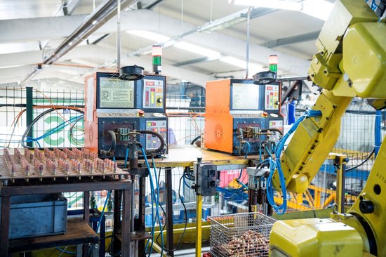 Robotic brazing station